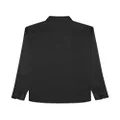 Saint Laurent long-sleeve silk shirt - Black
