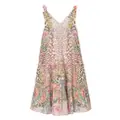 Camilla leopard-print sleeveless cotton dress - Multicolour