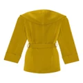 Saint Laurent self-tie hooded jacket - Yellow