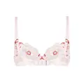 Agent Provocateur embroidered-design lace-panel bra