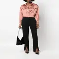 TOM FORD Western-style satin shirt - Pink