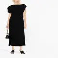 The Row Blathine asymmetric midi dress - Black