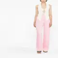 MSGM long-length high-waist trousers - Pink