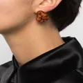 Lanvin Mélodie rhinestone earrings - Orange