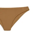 ANINE BING waffle-effect bikini bottoms - Brown
