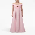 Giambattista Valli off-shoulder silk gown - Pink