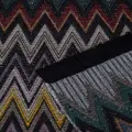 Missoni Home Chen zigzag-knit blanket - Grey