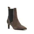 Brunello Cucinelli 60mm suede ankle boots - Brown