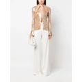 TOM FORD high-waisted flared trousers - White
