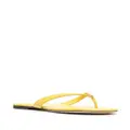 Tory Burch Capri logo-plaque flip-flops - Yellow