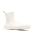 Jil Sander panelled leather ankle boots - Neutrals