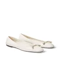 Jimmy Choo Elme ballerina shoes - White