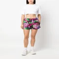 Moncler floral-print drawstring shorts - Pink