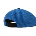 Marni logo-embroidered woven baseball cap - Blue