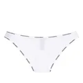 Dsquared2 logo-waistband lace briefs - White