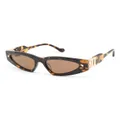 Nanushka Emme cat-eye sunglasses - Brown