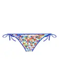 Dsquared2 floral-print bikini bottoms - Blue