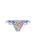 Dsquared2 floral-print bikini bottoms - Blue