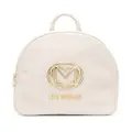 Love Moschino logo-plaque backpack - Neutrals