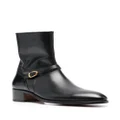TOM FORD buckle-embellished ankle boots - Black