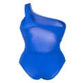 ISABEL MARANT cut-out one-shoulder swimsuit - Blue