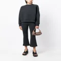 Cynthia Rowley round-neck long-sleeved sweatshirt - Black