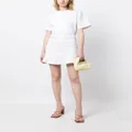 Cynthia Rowley ruffled-trim mini skirt - White