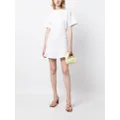 Cynthia Rowley ruffled-trim mini skirt - White
