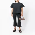 Cynthia Rowley drop-shoulder short-sleeved T-shirt - Black