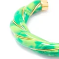 Aurelie Bidermann twisted tie-dye bracelet - Green