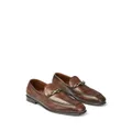 Jimmy Choo Marti Reverse leather loafers - Brown