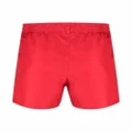 Paul Smith logo-patch swim shorts - Red