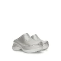 Balenciaga x Crocs logo-debossed mules - Silver