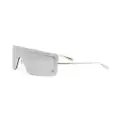 Alexander McQueen Eyewear frameless tinted sunglasses - Silver