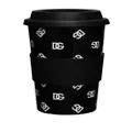 Dolce & Gabbana DG print reusable coffee cup - Black