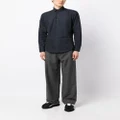 Lanvin spread-collar cotton shirt - Blue