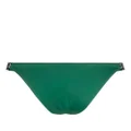 Iceberg logo-tape bikini bottoms - Green