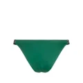 Iceberg logo-tape bikini bottoms - Green