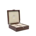 Aspinal Of London Reporter 4 watch box - Brown