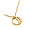 Monica Vinader Alphabet O adjustable necklace - Gold