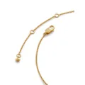Monica Vinader alphabet W-pendant necklace - Gold