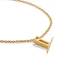 Monica Vinader 18kt gold vermeil Alphabet Y necklace