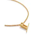 Monica Vinader 18kt gold vermeil Alphabet Y necklace