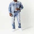 Ksubi ripped-detail slim-fit jeans - Blue