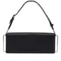 Dion Lee eyelet-embellished leather crossbody bag - Black