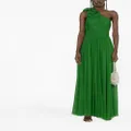 Elie Saab floral-detail asymmetric gown - Green