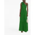 Elie Saab floral-detail asymmetric gown - Green