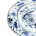 Seletti x Diesel Living Flower Bird soup plate (24cm) - Blue