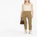 ISABEL MARANT tapered cargo jeans - Brown