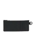 Coach tonal logo-plaque leather wallet - Black